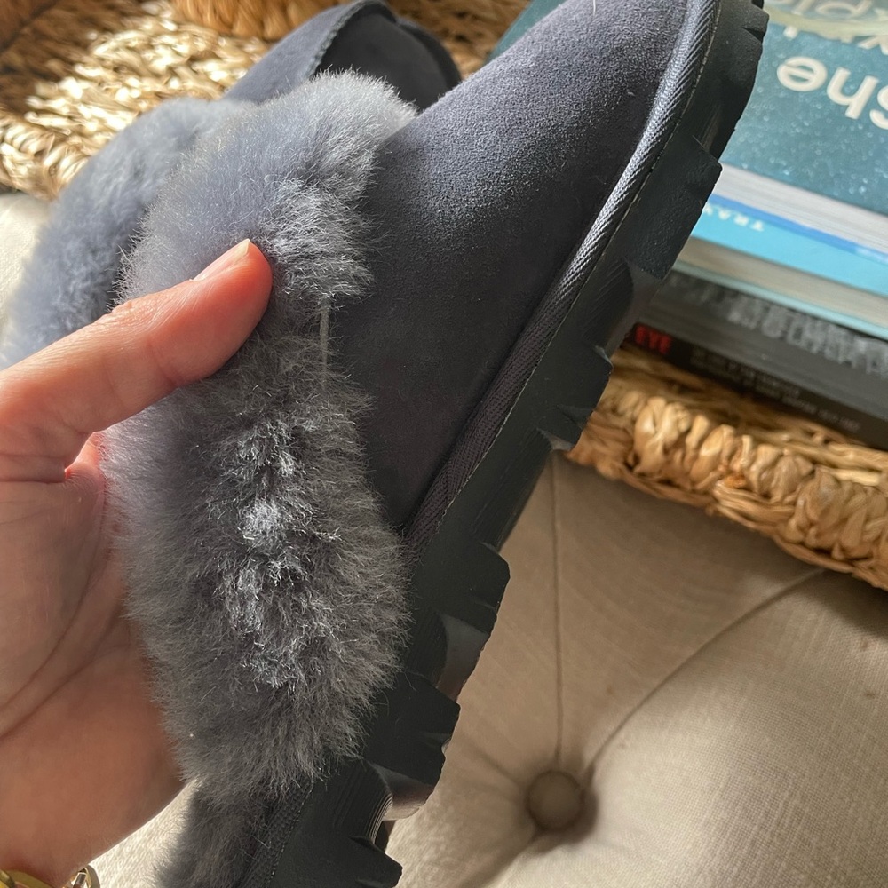 Navy Blue UGG Coquette Slippers- Almost New